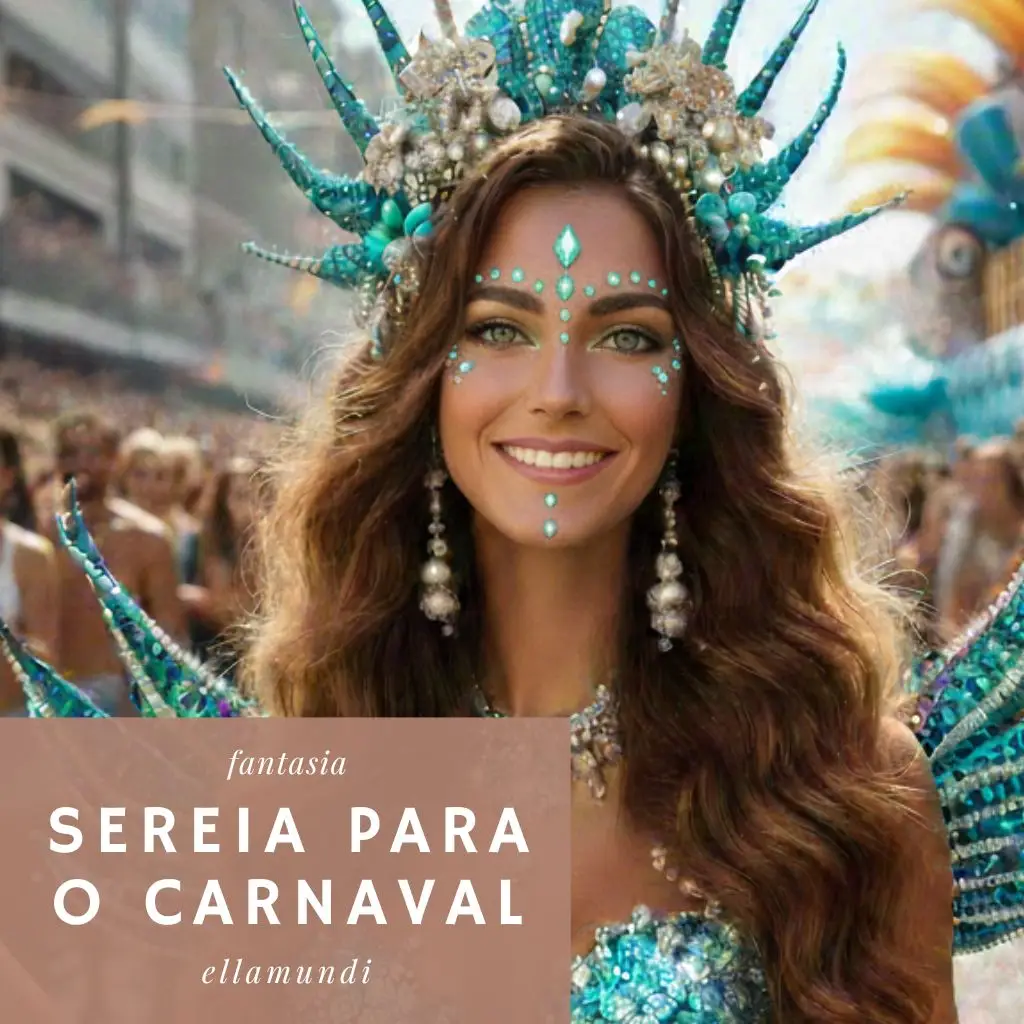 Fantasia Sereia Carnaval